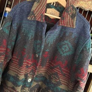 Vintage Men’s Woolrich Blanket Coat Jacket